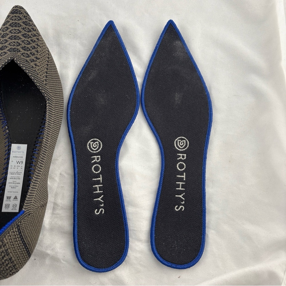 Rothy’s The Point Walnut Python Retired Print Poi… - image 9